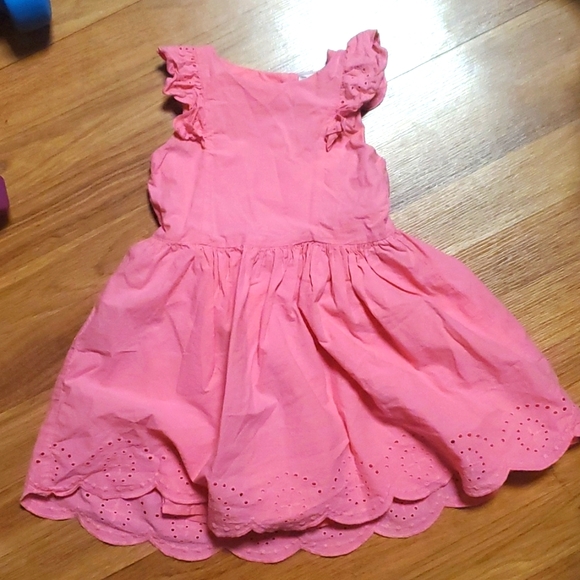 Carter's Pink Eyelet Dress - Picture 1 of 5